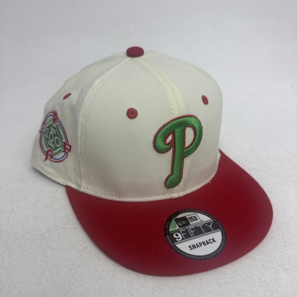 Philadelphia Phillies new era 9fifty snapback 1803 to 1903 Patch Cream/red Color